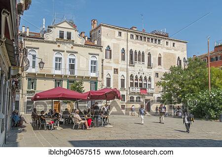 Stock Photography - "Campo Bandiera E Moro O De La Bragora, Castello district, Venice, Veneto Region, Italy, Europe". Fotosearch