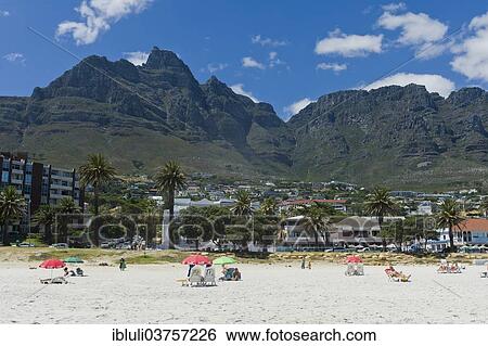 "Camps Bay Beach, the Table Mountain range at the back, Camps Bay, Cape Town, Western Cape, South Africa, Africa" View Large Photo Image Stock Photograph - "Camps Bay Beach, the Table Mountain range at the back, Camps Bay, Cape Town, Western Cape, South Africa, Africa". Fotosearch