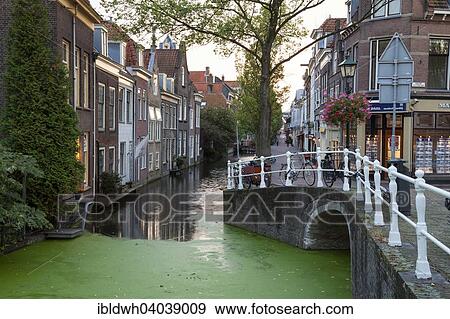 "Canal, Delft, Holland, The Netherlands, Europe" View Large Photo Image Stock Photo - "Canal, Delft, Holland, The Netherlands, Europe". Fotosearch