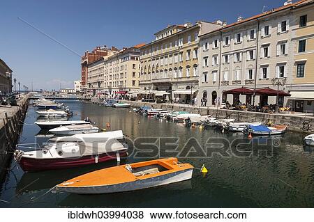 "Canal Grande, Trieste, Friuli-Venezia Giulia, Italy, Europe" View Large Photo Image Stock Photo - "Canal Grande, Trieste, Friuli-Venezia Giulia, Italy, Europe". Fotosearch