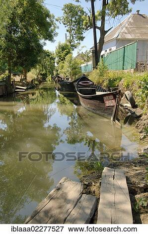 "Canal in Vilkovo or Vylkove, also known as """"Ukrainian Venice"""", Ukraine, Eastern Europe, Europe" View Large Photo Image Stock Photo - "Canal in Vilkovo or Vylkove, also known as """"Ukrainian Venice"""", Ukraine, Eastern Europe, Europe". Fotosearch