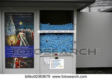 "Candle dispenser, pilgrimage site, Lourdes, Midi-Pyrenees region, department of Hautes-Pyrenees, France, Europe" View Large Photo Image Stock Photo - "Candle dispenser, pilgrimage site, Lourdes, Midi-Pyrenees region, department of Hautes-Pyrenees, France, Europe". Fotosearch