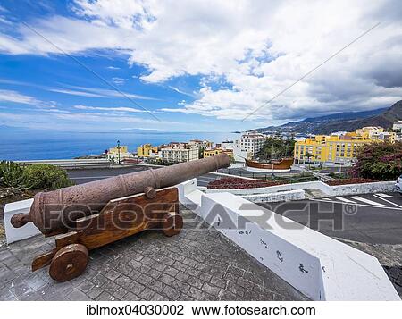 "Cannon at the Castillo de la Virgen, below the Maritime Museum with a replica of the ship Santa Maria of Columbus, Santa Cruz de La Palma, Canary Islands, Spain, Europe" View Large Photo Image Stock Image - "Cannon at the Castillo de la Virgen, below the Maritime Museum with a replica of the ship Santa Maria of Columbus, Santa Cruz de La Palma, Canary Islands, Spain, Europe". Fotosearch