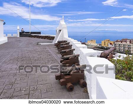 "Cannons at Castillo de la Virgen, Santa Cruz de La Palma, Canary Islands, Spain, Europe" View Large Photo Image Stock Image - "Cannons at Castillo de la Virgen, Santa Cruz de La Palma, Canary Islands, Spain, Europe". Fotosearch