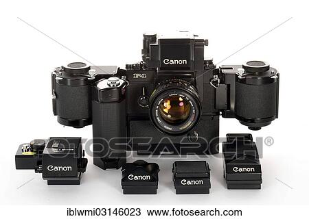 "Canon F-1, model from 1971, with a 1. 2-55mm aspherical SSC FD lens, T finder with amplifier, booster, waist level finder, prism finder, sports finder, rollfilm holder 250, Motor Drive MF, power seeker EE, Germany, Europe" View Large Photo Image Stock Image - "Canon F-1, model from 1971, with a 1. 2-55mm aspherical SSC FD lens, T finder with amplifier, booster, waist level finder, prism finder, sports finder, rollfilm holder 250, Motor Drive MF, power seeker EE, Germany, Europe". Fotosearch