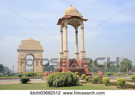 "Canopy and India Gate or All India War Memorial Arch by Sir Edwin Landseer Lutyens, New Delhi, Delhi, India, Asia" View Large Photo Image Stock Image - "Canopy and India Gate or All India War Memorial Arch by Sir Edwin Landseer Lutyens, New Delhi, Delhi, India, Asia". Fotosearch