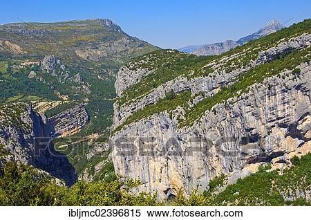"Canyon of the Verdon River, Verdon Regional Natural Park, Provence, Gorges du Verdon, Provence-Alpes-Cote-d'Azur, France, Europe" View Large Photo Image Stock Photography - "Canyon of the Verdon River, Verdon Regional Natural Park, Provence, Gorges du Verdon, Provence-Alpes-Cote-d'Azur, France, Europe". Fotosearch