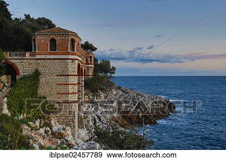 "Cap Martin at dusk, Roquebrune Cap Martin, Departement Alpes Maritimes, Region Provence Alpes Cote d'Azur, France, Mediterranean Sea, Europe" View Large Photo Image Stock Photo - "Cap Martin at dusk, Roquebrune Cap Martin, Departement Alpes Maritimes, Region Provence Alpes Cote d'Azur, France, Mediterranean Sea, Europe". Fotosearch