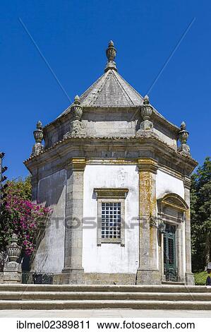 "Capela do Descimento, Terreiro de Moises, Santuario do Bom Jesus do Monte, Good Jesus of the Mount sanctuary, Tenoes, Braga, Cavado, Norte, Portugal, Europe" View Large Photo Image Stock Image - "Capela do Descimento, Terreiro de Moises, Santuario do Bom Jesus do Monte, Good Jesus of the Mount sanctuary, Tenoes, Braga, Cavado, Norte, Portugal, Europe". Fotosearch