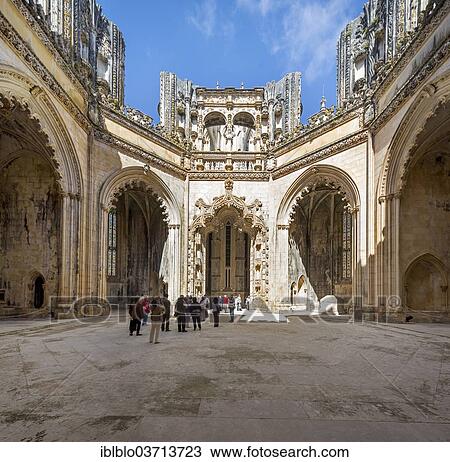 "Capelas Imperfeitas, an octagonal mausoleum, Monastery of Santa Maria da Vitoria, Monastery Church of Batalha, Mosteiro da Batalha, UNESCO World Cultural Heritage Site, Batalha, Leiria District, Portugal, Europe" View Large Photo Image Stock Image - "Capelas Imperfeitas, an octagonal mausoleum, Monastery of Santa Maria da Vitoria, Monastery Church of Batalha, Mosteiro da Batalha, UNESCO World Cultural Heritage Site, Batalha, Leiria District, Portugal, Europe". Fotosearch
