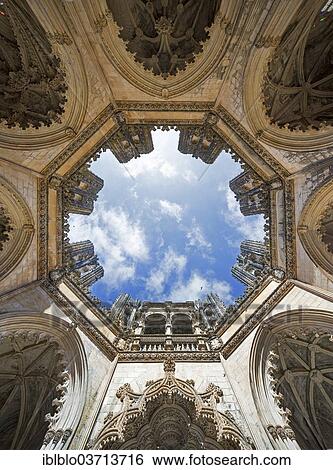 "Capelas Imperfeitas, an octagonal mausoleum, Monastery of Santa Maria da Vitoria, Monastery Church of Batalha, Mosteiro da Batalha, UNESCO World Cultural Heritage Site, Batalha, Leiria District, Portugal, Europe" View Large Photo Image Stock Photograph - "Capelas Imperfeitas, an octagonal mausoleum, Monastery of Santa Maria da Vitoria, Monastery Church of Batalha, Mosteiro da Batalha, UNESCO World Cultural Heritage Site, Batalha, Leiria District, Portugal, Europe". Fotosearch