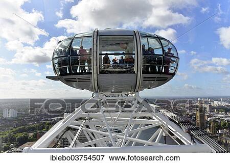 "Capsule of the London Eye or Millennium Wheel, Ferris wheel, London, Greater London, England, United Kingdom, Europe" View Large Photo Image Stock Photo - "Capsule of the London Eye or Millennium Wheel, Ferris wheel, London, Greater London, England, United Kingdom, Europe". Fotosearch