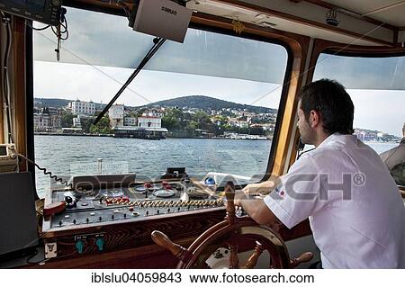 "Captain looking out on the Princes' Islands, Sea of ​​Marmara, Istanbul, Turkey, Asia" View Large Photo Image Stock Image - "Captain looking out on the Princes' Islands, Sea of ​​Marmara, Istanbul, Turkey, Asia". Fotosearch