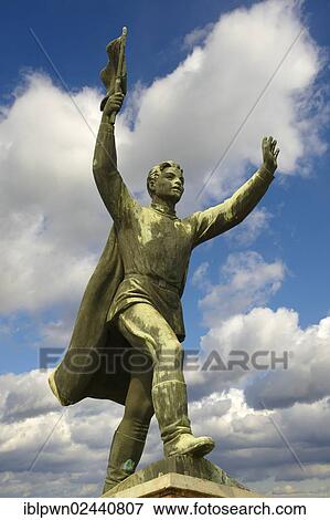 Stock Photo - "Captain Steinmetz monument, Memento Sculpture Park, Szoborpark, Budapest, Hungary, Europe". Fotosearch