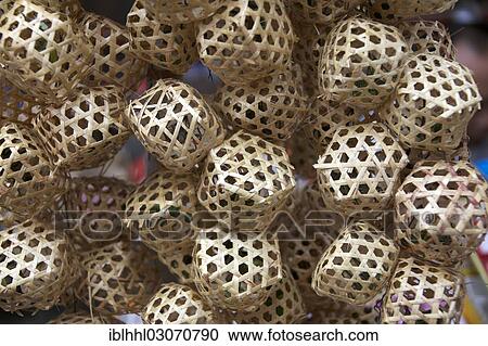 Stock Image - "Captured crickets in transport containers, Tianjiao Markt, Beijing, China, People's Republic of China, Asia". Fotosearch