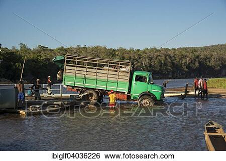 "Car ferry with truck on the Manambolo, Bekopaka, Manambolo, Madagascar, Africa" View Large Photo Image Stock Photograph - "Car ferry with truck on the Manambolo, Bekopaka, Manambolo, Madagascar, Africa". Fotosearch
