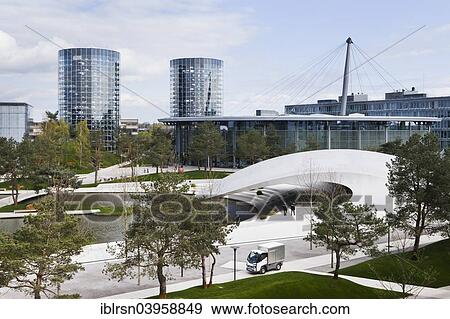 "Car towers at the customer center, front right the brand pavilion of Porsche, Autostadt of the Volkswagen AG, Wolfsburg, Lower Saxony, Germany, Europe" View Large Photo Image Stock Photo - "Car towers at the customer center, front right the brand pavilion of Porsche, Autostadt of the Volkswagen AG, Wolfsburg, Lower Saxony, Germany, Europe". Fotosearch