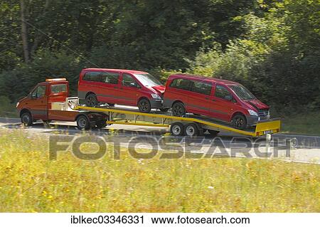 "Car transporter, driving, Germany, Europe" View Large Photo Image Stock Image - "Car transporter, driving, Germany, Europe". Fotosearch