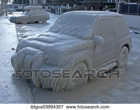 "Car with a thick layer of ice parked in a street on Lake Geneva, Versoix, Canton of Geneva, Switzerland, Europe" View Large Photo Image Stock Photo - "Car with a thick layer of ice parked in a street on Lake Geneva, Versoix, Canton of Geneva, Switzerland, Europe". Fotosearch
