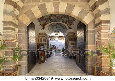 "Caravanserai with hotel, Cesme, Cesme Peninsula, Izmir Province, Aegean Region, Turkey, Asia" View Large Photo Image Stock Photo - "Caravanserai with hotel, Cesme, Cesme Peninsula, Izmir Province, Aegean Region, Turkey, Asia". Fotosearch