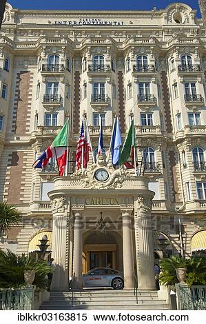 Stock Photography - "Carlton Hotel on the Croisette, Cannes, French Riviera, Alpes-Maritimes, Provence-Alpes-Cote d? ÇÖAzur, France, Europe". Fotosearch