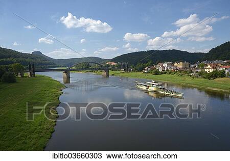 "Carolabruecke bridge over the Elbe River, near Bad Schandau, Saxon Switzerland region, Saxony, Germany, Europe" View Large Photo Image Stock Image - "Carolabruecke bridge over the Elbe River, near Bad Schandau, Saxon Switzerland region, Saxony, Germany, Europe". Fotosearch