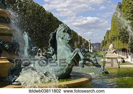 "Carpeaux Fountain or Fontaine des Quatre-Parties-du-Monde, 6th Arrondissement, Avenue de l'Observatoire, Paris, France, Europe" View Large Photo Image Stock Image - "Carpeaux Fountain or Fontaine des Quatre-Parties-du-Monde, 6th Arrondissement, Avenue de l'Observatoire, Paris, France, Europe". Fotosearch