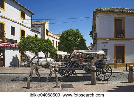 "Carriage in the old town, Cordoba province, Andalucia, Spain, Europe" View Large Photo Image Stock Photo - "Carriage in the old town, Cordoba province, Andalucia, Spain, Europe". Fotosearch
