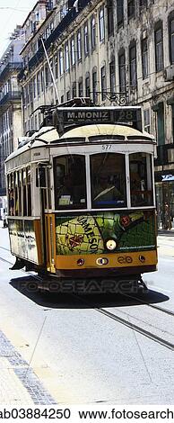 "Carros electricos de Lisboa, tram, Baixa Pombalina, Lisbon, Portugal, Europe" View Large Photo Image Stock Image - "Carros electricos de Lisboa, tram, Baixa Pombalina, Lisbon, Portugal, Europe". Fotosearch