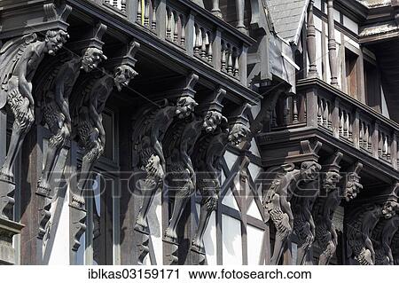 "Carved devil figures, """"Twaalf Duivels"""" or """"Twelve Devils"""" building, Zurenborg, Antwerpen, Flemish Region, Belgium, Europe" View Large Photo Image Stock Image - "Carved devil figures, """"Twaalf Duivels"""" or """"Twelve Devils"""" building, Zurenborg, Antwerpen, Flemish Region, Belgium, Europe". Fotosearch