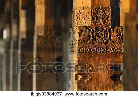 "Carved wooden column at a Buddhist shrine of Sri Dalada Maligawa, Temple of the Tooth, repository of the tooth relic of Buddha, Kandy, Central Province, Sri Lanka, Asia" View Large Photo Image Stock Photo - "Carved wooden column at a Buddhist shrine of Sri Dalada Maligawa, Temple of the Tooth, repository of the tooth relic of Buddha, Kandy, Central Province, Sri Lanka, Asia". Fotosearch