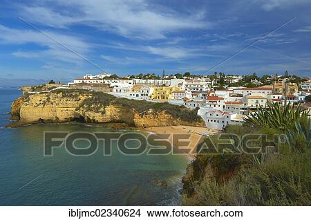 Picture - "Carvoeiro, Lagoa, Algarve, Portugal, Europe". Fotosearch