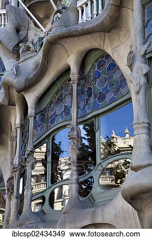 "Casa Batllo, building designed by Antoni Gaudi, 1904 - 1906, Passeig de Gracia, Barcelona, Catalonia, Spain, Europe" View Large Photo Image Stock Photo - "Casa Batllo, building designed by Antoni Gaudi, 1904 - 1906, Passeig de Gracia, Barcelona, Catalonia, Spain, Europe". Fotosearch