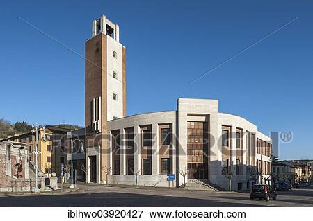 "Casa del Fascio, party headquarters of the fascists, Italian Rationalism, 1937, by architect Arnaldo Fuzzi, now a town hall, Predappio, Emilia-Romagna, Italy, Europe" View Large Photo Image Stock Photo - "Casa del Fascio, party headquarters of the fascists, Italian Rationalism, 1937, by architect Arnaldo Fuzzi, now a town hall, Predappio, Emilia-Romagna, Italy, Europe". Fotosearch