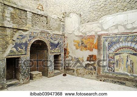 "Casa di Nettuno e Anfitrite, House of Neptune and Amphitrite, archaeological site, Herculaneum, Ercolano, Naples, Campania, Italy, Europe" View Large Photo Image Stock Photo - "Casa di Nettuno e Anfitrite, House of Neptune and Amphitrite, archaeological site, Herculaneum, Ercolano, Naples, Campania, Italy, Europe". Fotosearch