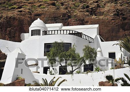 Casa Omar Sharif By Cesar Manrique Nazaret Lanzarote Canary Islands Spain Europe Stock Image Ibluta04071412 Fotosearch
