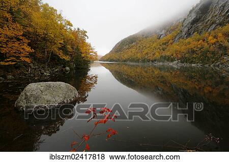 Cascades Lake in autumn colours, Adirondacks, Upstate New York, USA View Large Photo Image Stock Photo - Cascades Lake in autumn colours, Adirondacks, Upstate New York, USA. Fotosearch