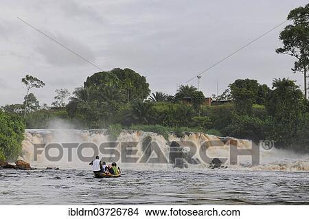 "Cascades, the Lobe River plunges over 30 meters into the Atlantic, Kribi, South Region, Cameroon, Africa" View Large Photo Image Picture - "Cascades, the Lobe River plunges over 30 meters into the Atlantic, Kribi, South Region, Cameroon, Africa". Fotosearch