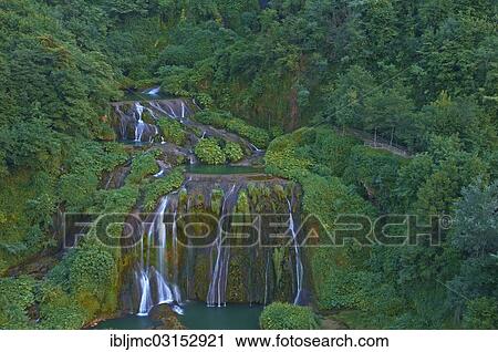 Stock Image - "Cascata delle Marmore, Marmore Falls, Terni, Umbria, Italy, Europe". Fotosearch