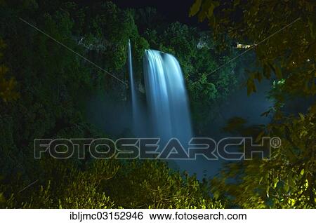 Stock Photograph - "Cascata delle Marmore, Marmore Falls, Terni, Umbria, Italy, Europe". Fotosearch