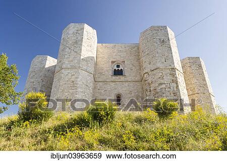 "Castel del Monte, castle, built 1240-1250, UNESCO World Heritage Site, Andria, Barletta-Andria-Trani Province, Apulia, Italy, Europe" View Large Photo Image Stock Photo - "Castel del Monte, castle, built 1240-1250, UNESCO World Heritage Site, Andria, Barletta-Andria-Trani Province, Apulia, Italy, Europe". Fotosearch