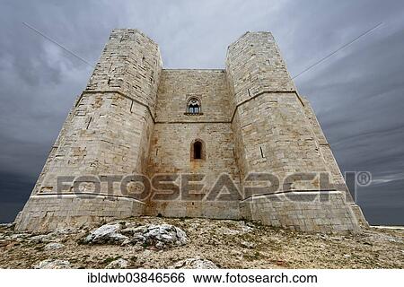 "Castel del Monte, UNESCO World Heritage Site, stormy atmosphere, Andria, Apulia, Italy, Europe" View Large Photo Image Stock Photograph - "Castel del Monte, UNESCO World Heritage Site, stormy atmosphere, Andria, Apulia, Italy, Europe". Fotosearch