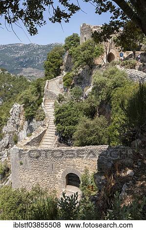 "Castell d'Alaro castle ruins, Majorca, Balearic Islands, Spain, Europe" View Large Photo Image Stock Photo - "Castell d'Alaro castle ruins, Majorca, Balearic Islands, Spain, Europe". Fotosearch