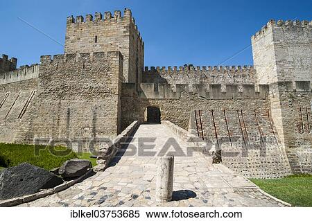 "Castello de Sao Jorge, Lisbon, Lisbon District, Portugal, Europe" View Large Photo Image Stock Photography - "Castello de Sao Jorge, Lisbon, Lisbon District, Portugal, Europe". Fotosearch