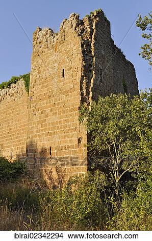 "Castello dei Di Vico Fortress, 13th century, archaeological zone at San Giovenale, near Blera, Lazio, Italy, Europe, PublicGround, Europe" View Large Photo Image Picture - "Castello dei Di Vico Fortress, 13th century, archaeological zone at San Giovenale, near Blera, Lazio, Italy, Europe, PublicGround, Europe". Fotosearch