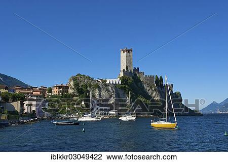 "Castello Scaligero, Lake Garda, Malcesine, Gardasee, Italy, Europe" View Large Photo Image Stock Image - "Castello Scaligero, Lake Garda, Malcesine, Gardasee, Italy, Europe". Fotosearch
