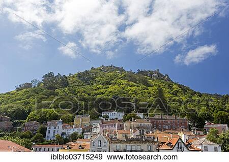Stock Photo - "Castelo dos Mouros, Castle of the Moors, Moorish fortress, above the town of Sintra, Sintra, Lisbon District, Portugal, Europe". Fotosearch