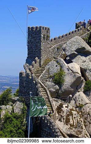 "Castelo dos Mouros, Dos Mouros Castle, Sintra, Portugal, Europe" View Large Photo Image Stock Photography - "Castelo dos Mouros, Dos Mouros Castle, Sintra, Portugal, Europe". Fotosearch