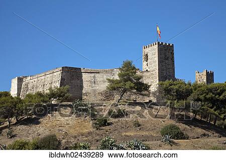 "Castillo de Sohail castle, Fuengirola, Costa del Sol, Andalusia, Spain, Europe, PublicGround, Europe" View Large Photo Image Stock Photo - "Castillo de Sohail castle, Fuengirola, Costa del Sol, Andalusia, Spain, Europe, PublicGround, Europe". Fotosearch