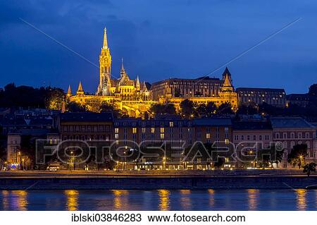 "Castle hill with Matthias Church and Fisherman's Bastion in the blue hour, Budapest, Hungary, Europe" View Large Photo Image Stock Image - "Castle hill with Matthias Church and Fisherman's Bastion in the blue hour, Budapest, Hungary, Europe". Fotosearch